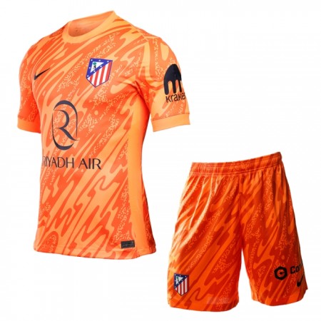 Atlético Madrid Fotbollströjor Målvakt Barn Fjärde tröja 2024-25 Kortärmad